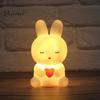 Cute Animal Night Light for Kids, Rabbit Bear Deer Cat Dog Warm Nighttime Feeding Shape LED Bedside Lamp, Soft Glow Nursery Lamp Baby Sleep Comforting