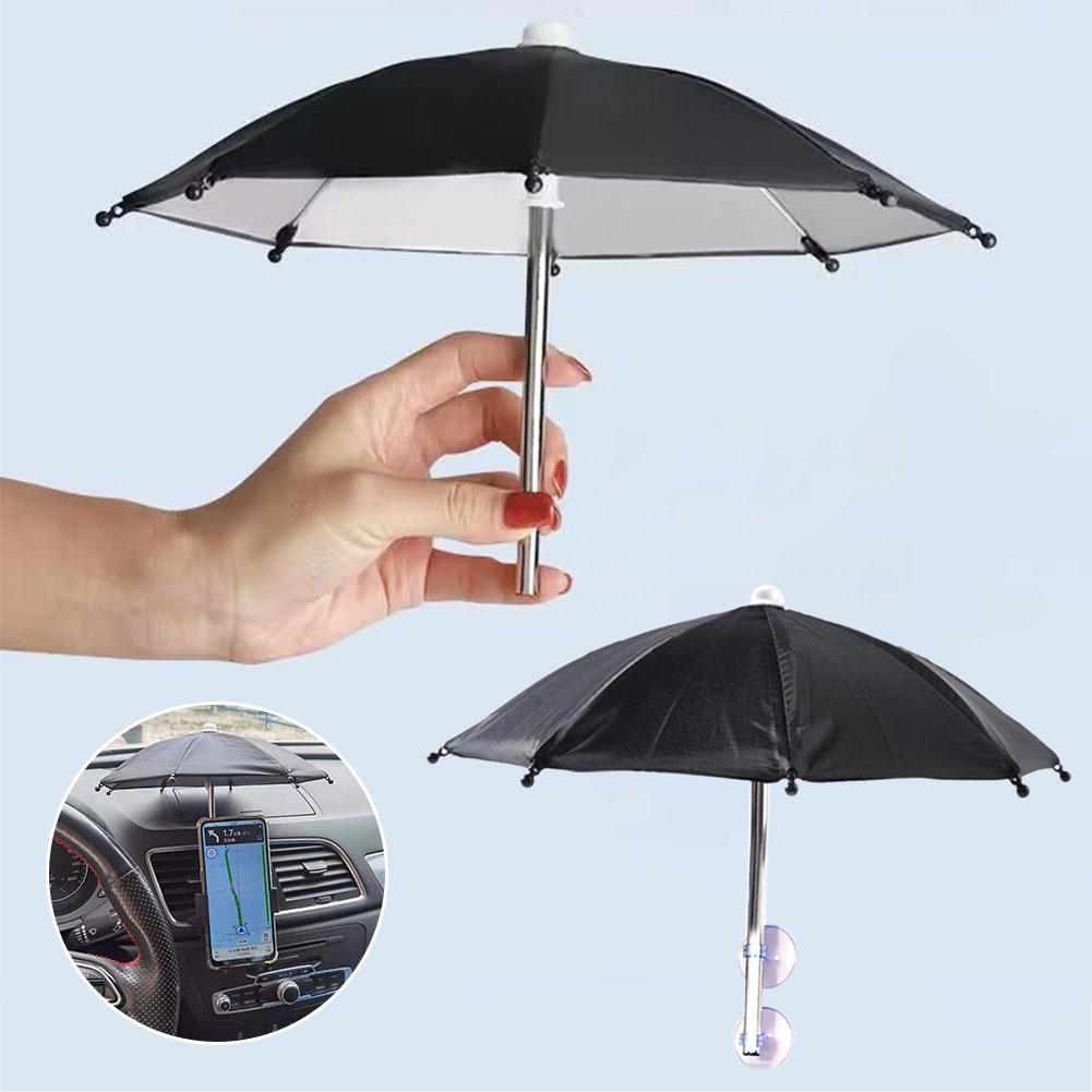 Universeller Smartphone-Regenschirm Sonnenschutz Regenhalter Sonnenschirm Zubehör Tragbarer Saugnapf Ph O0N8