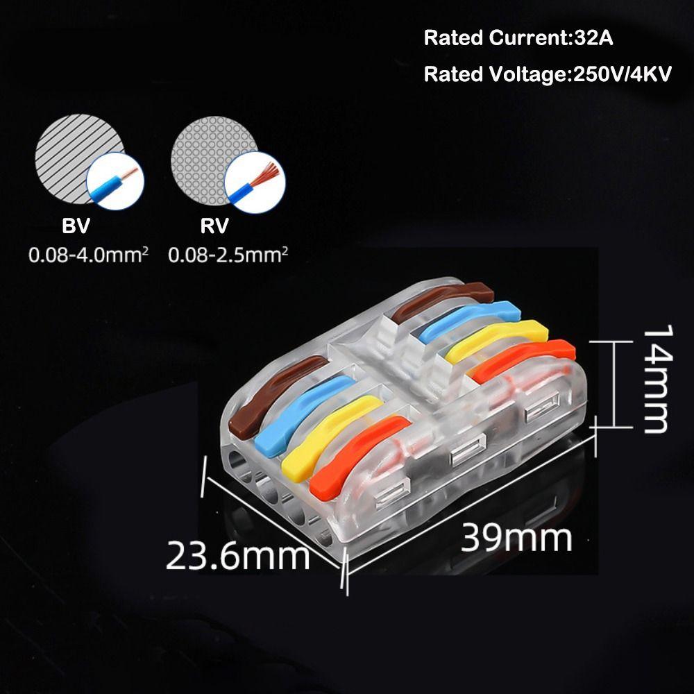 Universal Wire Connector Mini Fast Connector Compact Splice Electrical Connectors Electrical