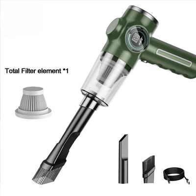 1290000Pa Cordless Car Vacuum Cleaner 5-in-1 Portable Strong Suction Vacuum Cleaner Handheld Mini Car Appliance