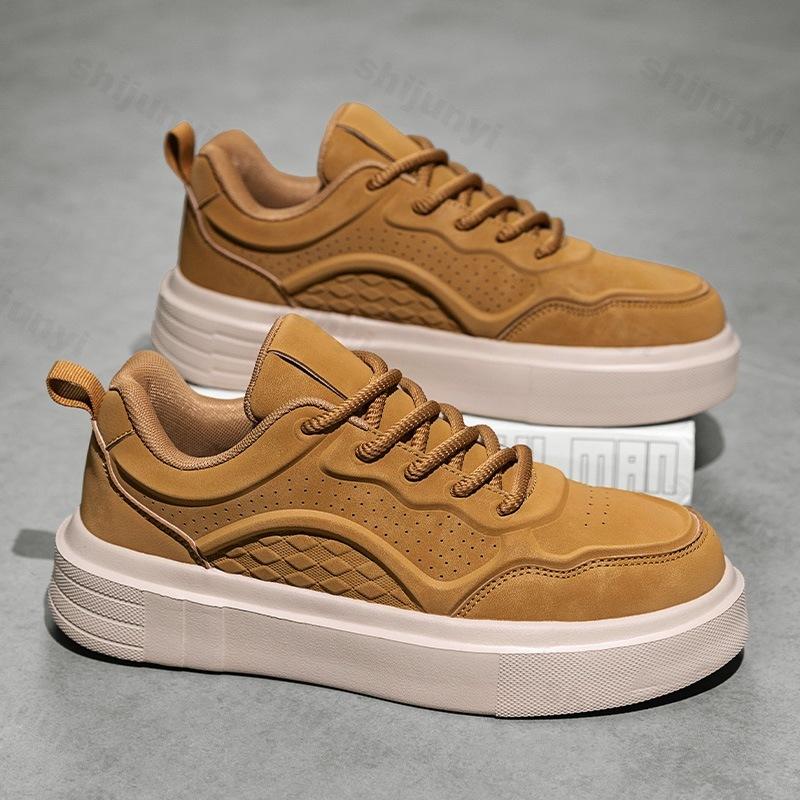 Fashion 2025 Autumn New Retro Low Top Thick Soled Casual Shoes for Men Fashion Trend Versatile Comforatble Breathable Platform sneakers
