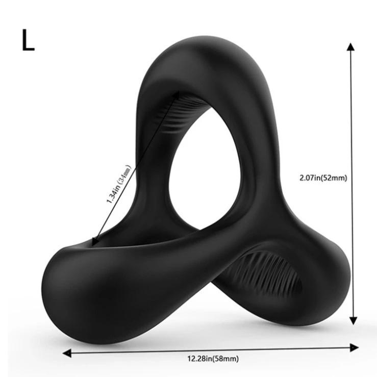 Cock Rings Silicone Ball Stretcher Delay Ejaculation TPE Penis Ring for Men Sex Toys Adjustable Semen Lock Ring SM Penis Sleeve