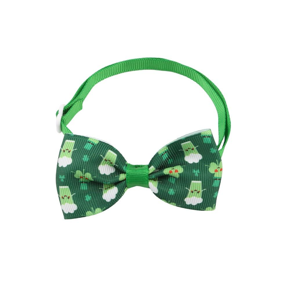 St. Patrick's Day Pet Collar Necklace Butterfly Dog Collar Pet Accessories Festival Decoration