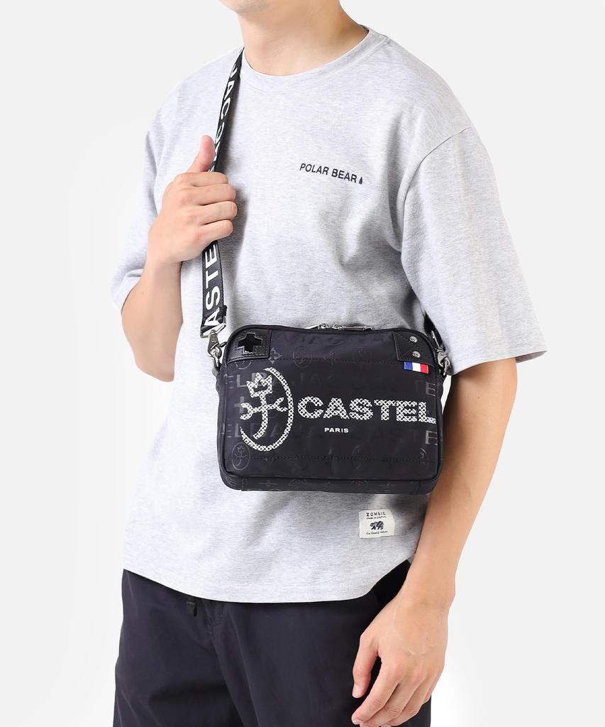 CASTELBAJAC Umhängetasche Passe Herren Schwarz