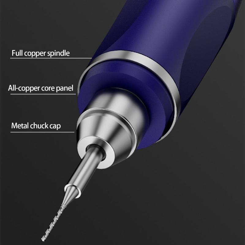 3 Speeds Adjustable Bidirectional Engraving Tool Featuring Metal Body Low Noise Design Beginner Friendly