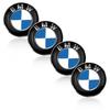 4 Stück 56mm Aluminiumlegierung Auto Radmitte Aufkleber Nabenaufkleber Für BMW E46 E39 E53 E36 F22 E87 E90 E91 E92 E65 X5 X3 1 3 5 7 Serie