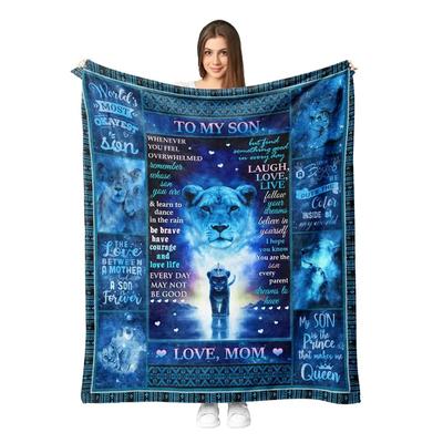 Gifts for Son from Mom Son Gifts from Mom To My Son Gifts for Birthday Gifts Graduation Gift Ideas Throw Blankets