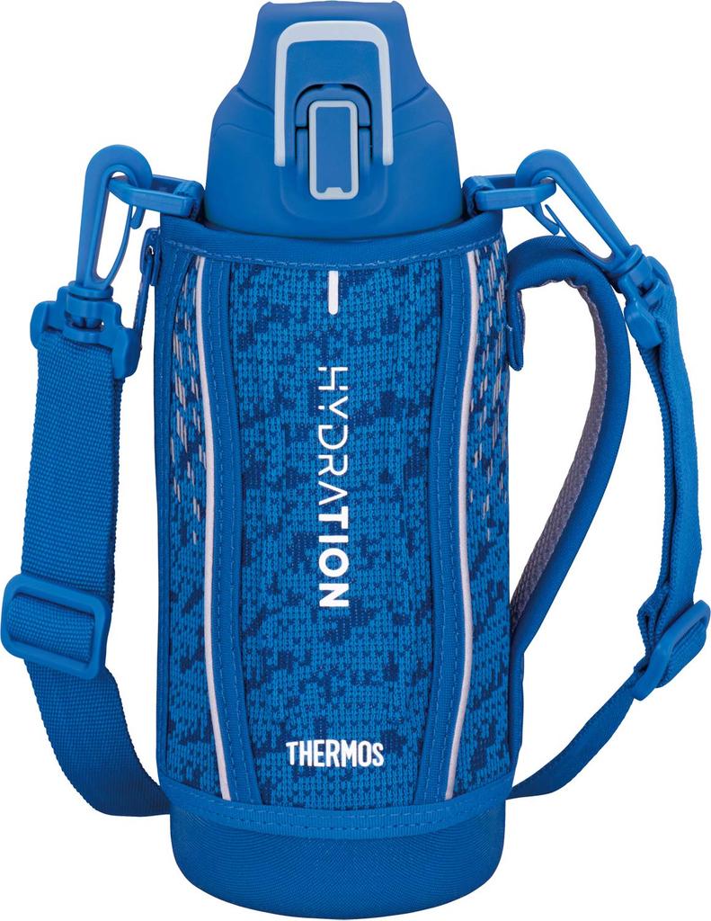 Thermos Vacuum Insulated Sports Bottle, 0.8L, Blue Silver, Keeps Drinks Cold Only, FHT-801F BLSL
