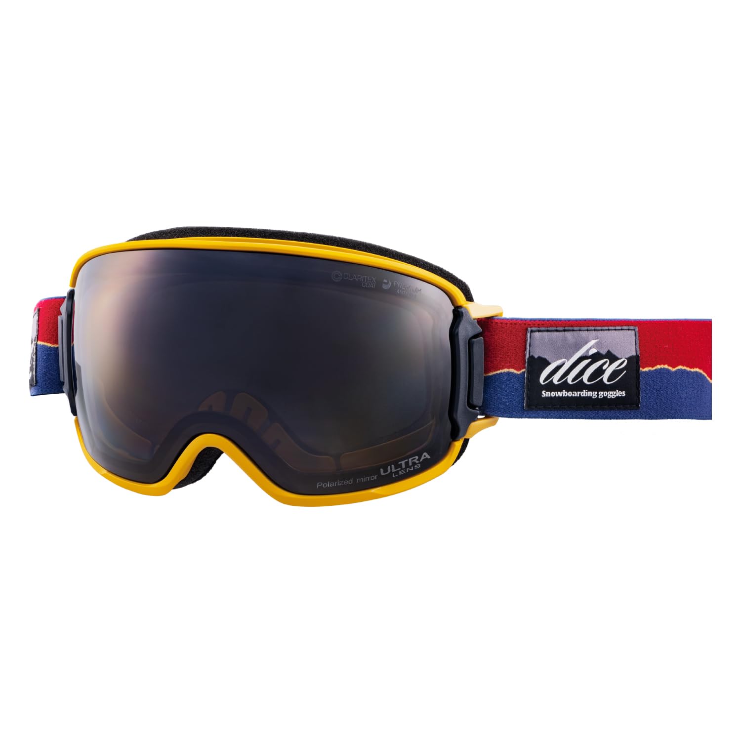 

DICE BANK Polarized Snow Made in ULTRA BK44362 Polarized Gray x ULTRA Light Purple x Black Snowboard Ski UV Spherical and Goggles, Japan, Mirror, CML,