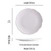 Ins Style Cream Ceramic Segmented Deep Plate
