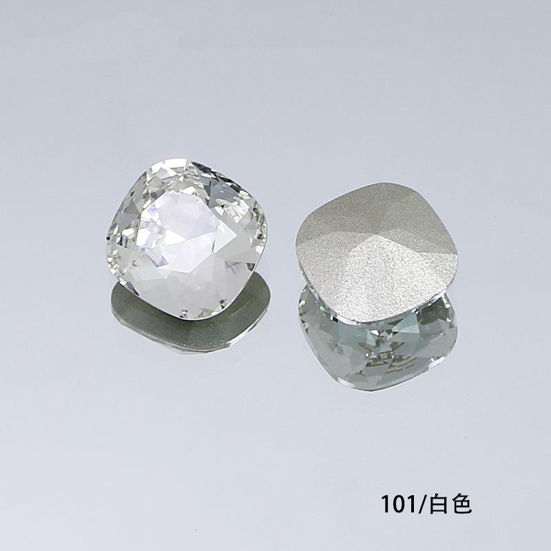 

10 шт. стеклянное сверло K9 с наконечником снизу, толстое квадратное сверло специальной формы для ногтей, аксессуары для одежды 6*6mm