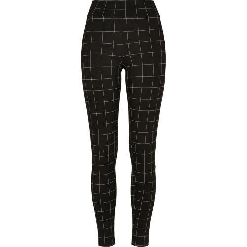 Urban Classics Womens/Ladies Checked High Rise Leggings