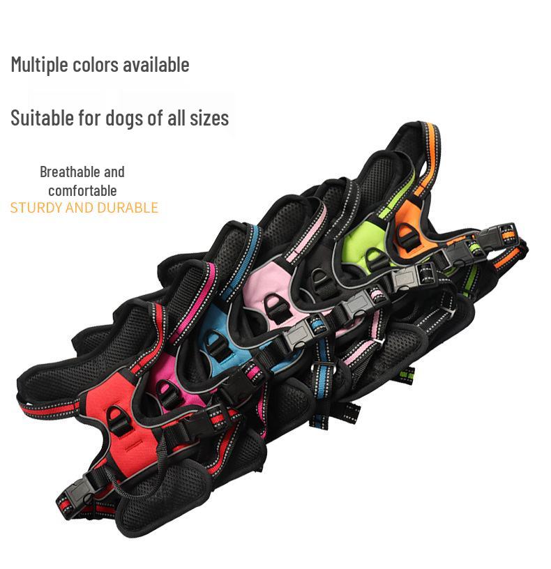 Reflective Explosion-Proof Dog Saddle Harness