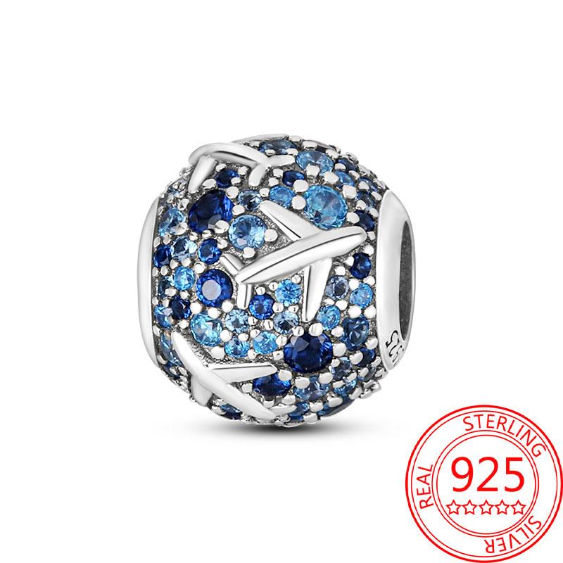 Miedziany Wieża Eiffla Samolot Podróżny Zawieszka Koraliki Pasują do Bransoletki Charm Oryginalnej Dla Kobiet Tworzenie Biżuterii