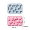 Silicone Chocolate Fondant Decorations Molds Cute Pumpkin Halloween Baking Mold Reusable Candy Trays Silicone Molds