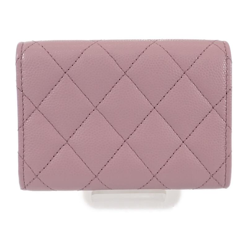 Chanel AP4084 Tri-fold Wallet Pink Women