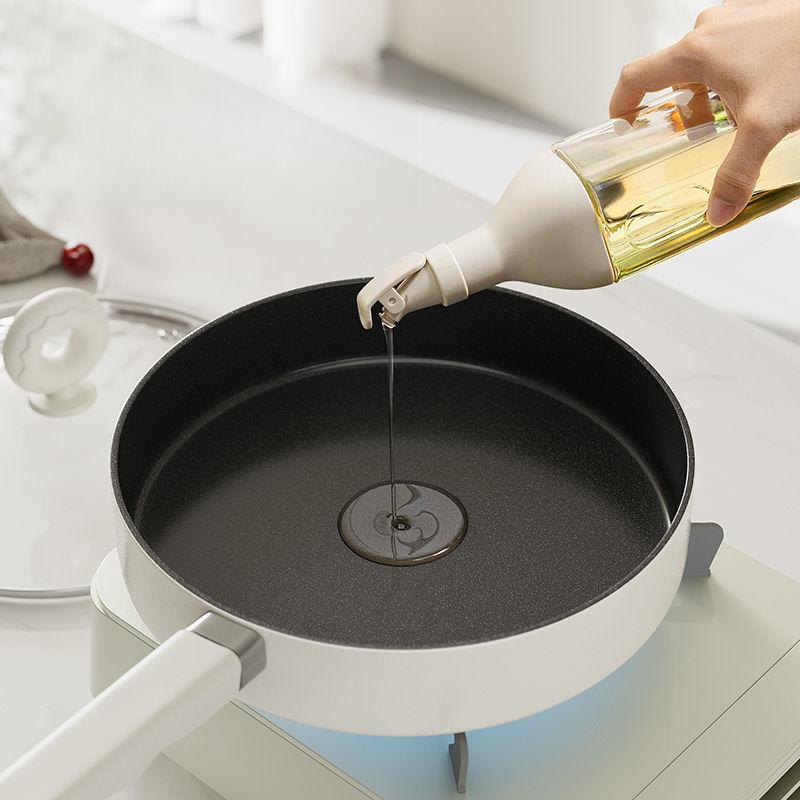 Thickened Uncoated Flat Bottomed Frying Pan Kitchen Dual-use Frying Pan Non Stick Frying Pan Vegetable Frying Pan Electric Gas Universal Pot
