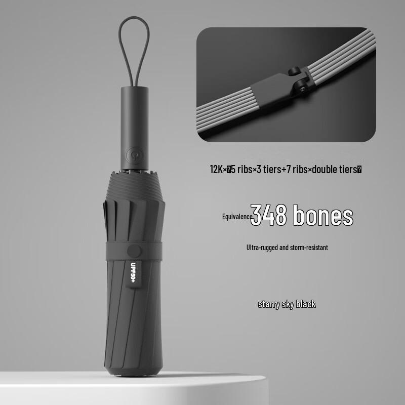 Hanyou Automatic Extra Large Double Sun & Rain Umbrella