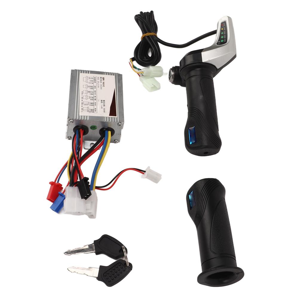 DC48V 800W Brushed DC Motor Speed Controller With Gold All Purpose Twist Grip for Electric Bike