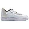 Li Ning CF De Sequencing Abrasion Resistant Slip Resistant Low Top Skateboard Shoes Women's White Red AGCQ394-1