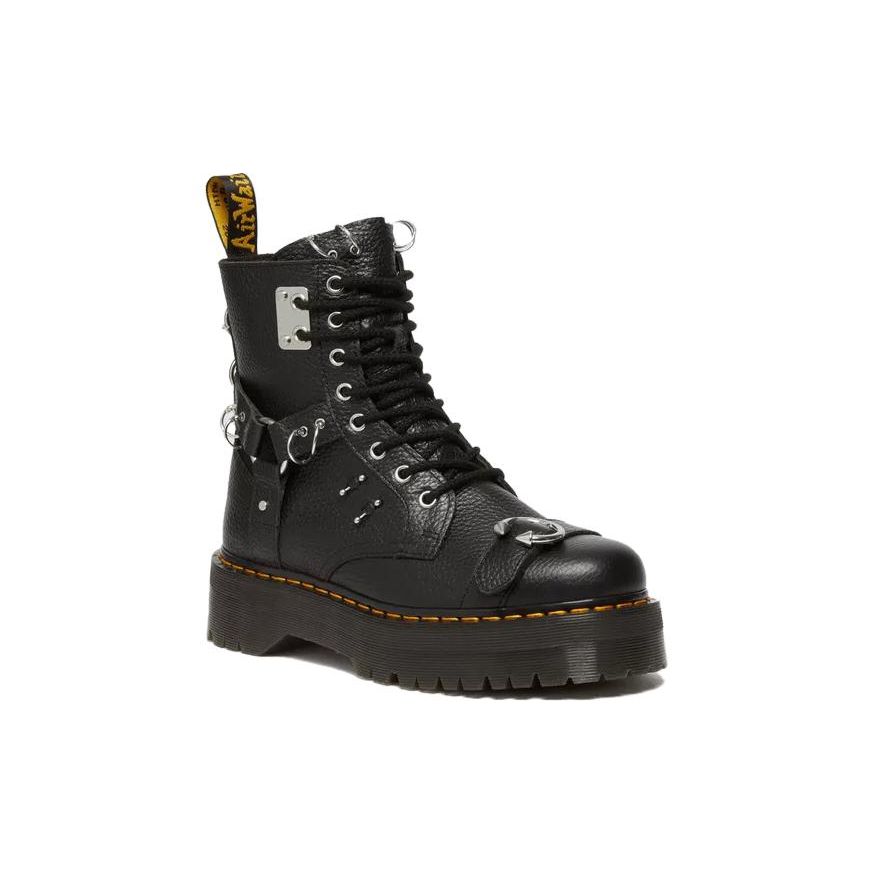 Dr. Martens Jadon Series Kožené Všestranné Pohodlné Krátké Boty Dámské boty Černé 31437001