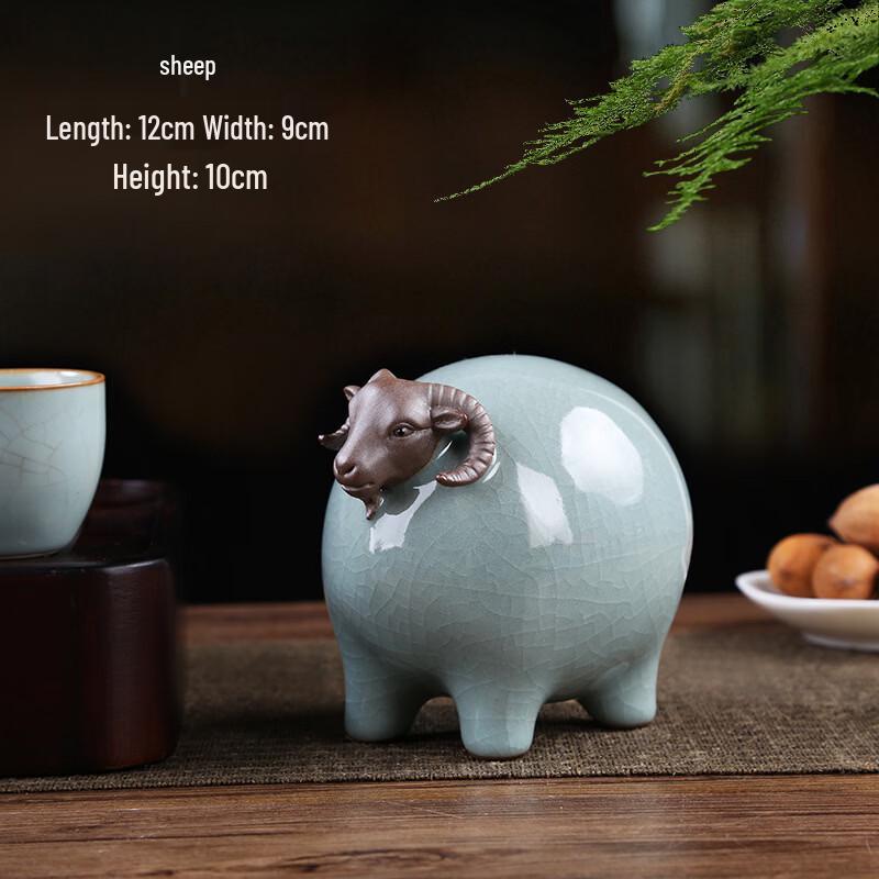 Ceramic Chinese Zodiac Tea Pet Ornament Sets