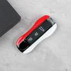 Compatible Key Shell for Porsche Cayenne, Macan, 718, Taycan, 911, Panamera - Red/White Mix
