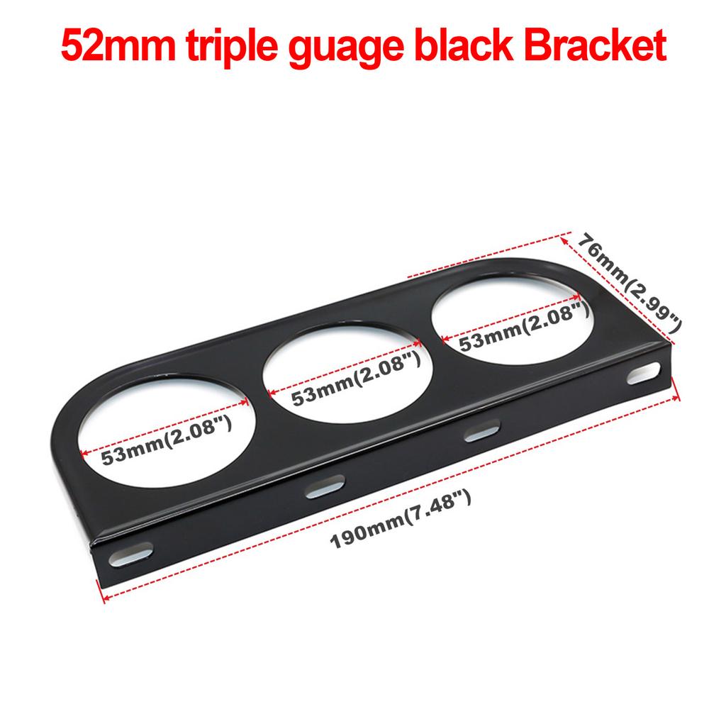 Car Watch Stand Pod Gauge Holder Gauge Pod Single Double Auto Watches Holder For LHD RHD Car Watches Support 52mm Stand 2INCH