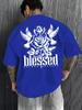 Unisexs Tshirt 100 Cotton Patterned Print Simple Loose Casual Comfortable Breathable Sporty Style