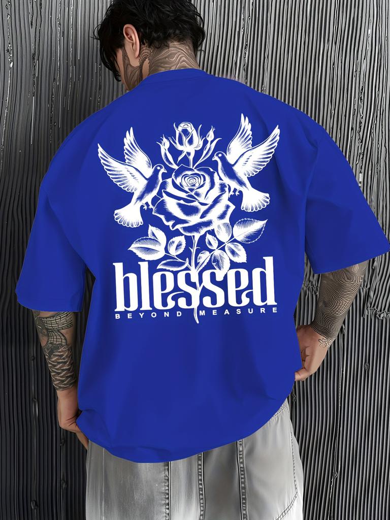 Unisexs Tshirt 100 Cotton Patterned Print Simple Loose Casual Comfortable Breathable Sporty Style