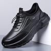 2025 New Leather Men Formal Shoes Lace-Up Male Walking Shoes Fashion Comfortable Men's Sneakers Men Winter Plush Snow Footwear