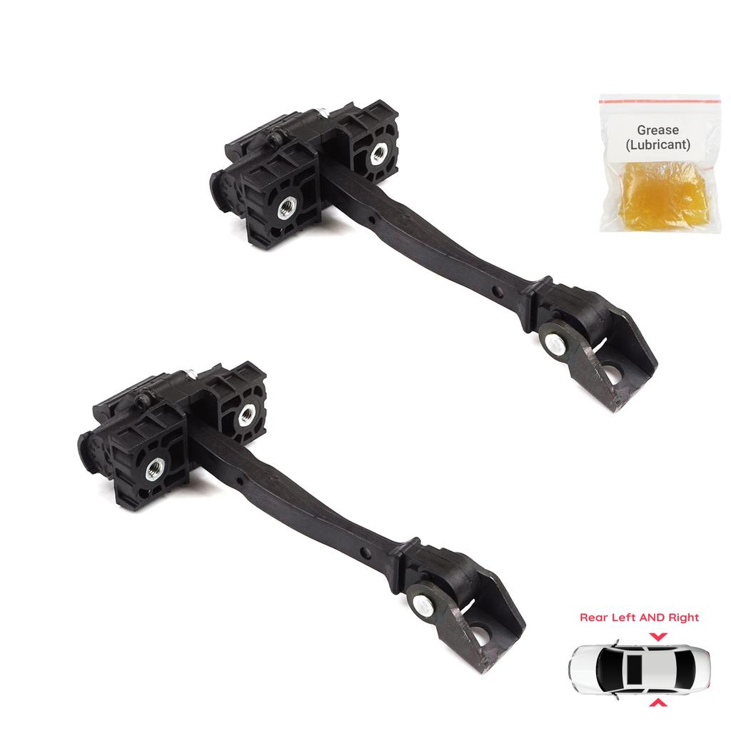 EDP1342-1 2 Pieces Rear Door Hinge Brake Stop Check Strap Limiter for VW Golf MK7 5G 2012-2020 4/5 Door Alltrack Sportsvan Variant e-Golf 5G4839249A