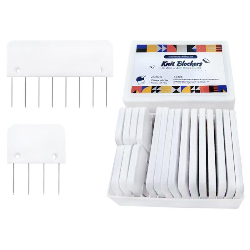 Scarf and Sweater Shaping Pins & Rake Knitting Tools Set