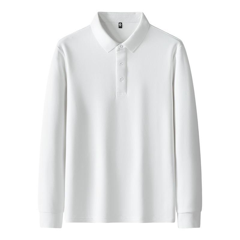 Men's Long Sleeve Polo Shirts Button Casual Work Pullover Shirts Moisture Wicking Lightweight Golf Shirts Regular-Fit Collared Tee Shirt for Men