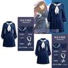 Black Yohane Maki Cosplay Costume Set For School Girl Anime Jk Uniform