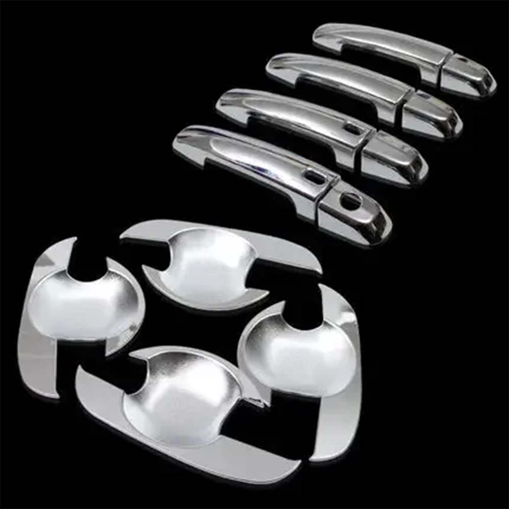 Door Bowl Handle Cover Car Decoration For Suzuki SX4 2006-2014 Smart Keyhole Cars Accessories Chrome Silver Exterior Styling