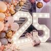 91cm LED Light Balloon Light Up Balloons Birthday Balloon Frame  Birthday Decoration