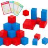 Montessori Blokk Puslespill Leke Romlig Logisk Tenkning Treningsspill Regnbue Stableklosser Matematikk Pedagogiske Leker Gaver til Barn
