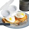 Microwave Oven Egg Steamer Food-grade Plastic Microwave Oven Egg Steamer Plastic Omelet Box Kitchen Supplies