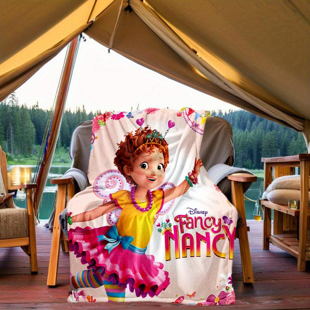 1pc, Disney Fancy Nancy Blanket, Living Room, Travel, Camping, Car Blankets