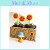 Cute Knitted Sunflower Pot Plant Ideal For Dorm Room Decor