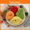 Watermelon Cherry Mini Fruit Plush Doll Keyring Girls Gifts Bag Decor Pendant