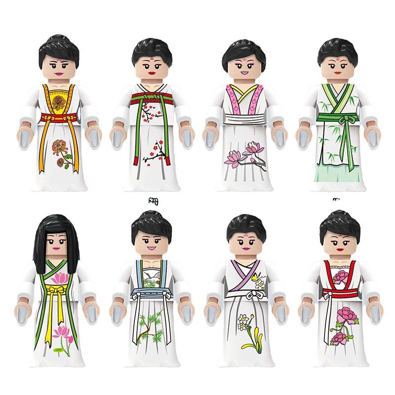 

Hanfu And Han Clothing Inspired Plastic Building Blocks