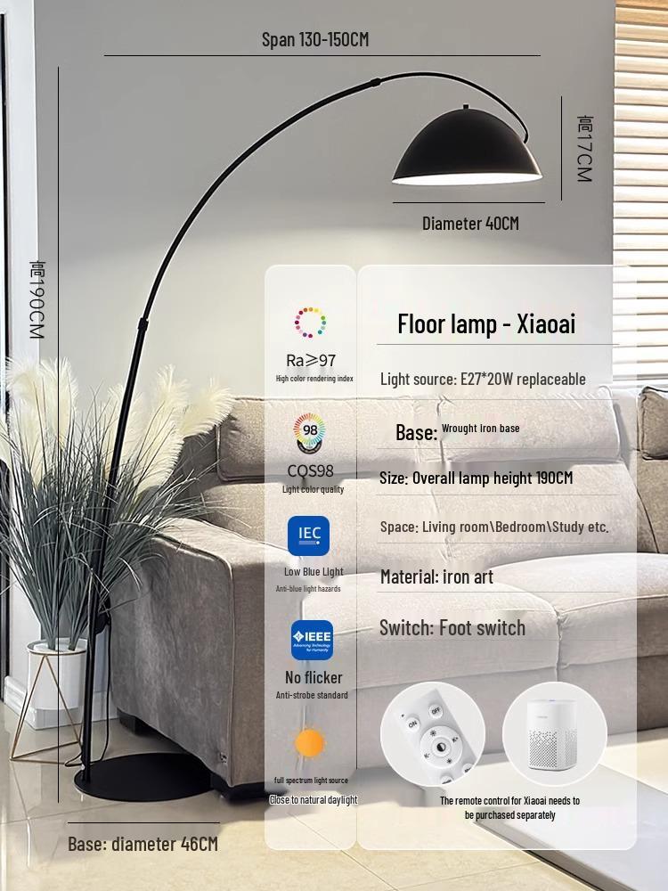 Nordic High-End Art Floor Lamp for Living Room or Bedroom