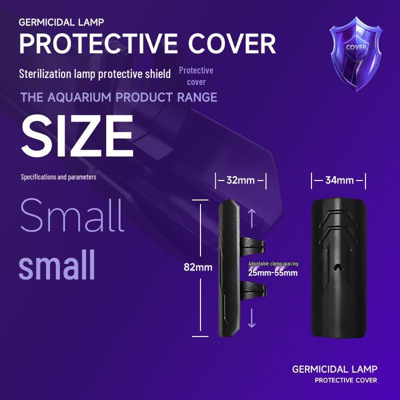 Aquarium UV Sterilization Lamp Cover & Fish Pond Disinfection Shield