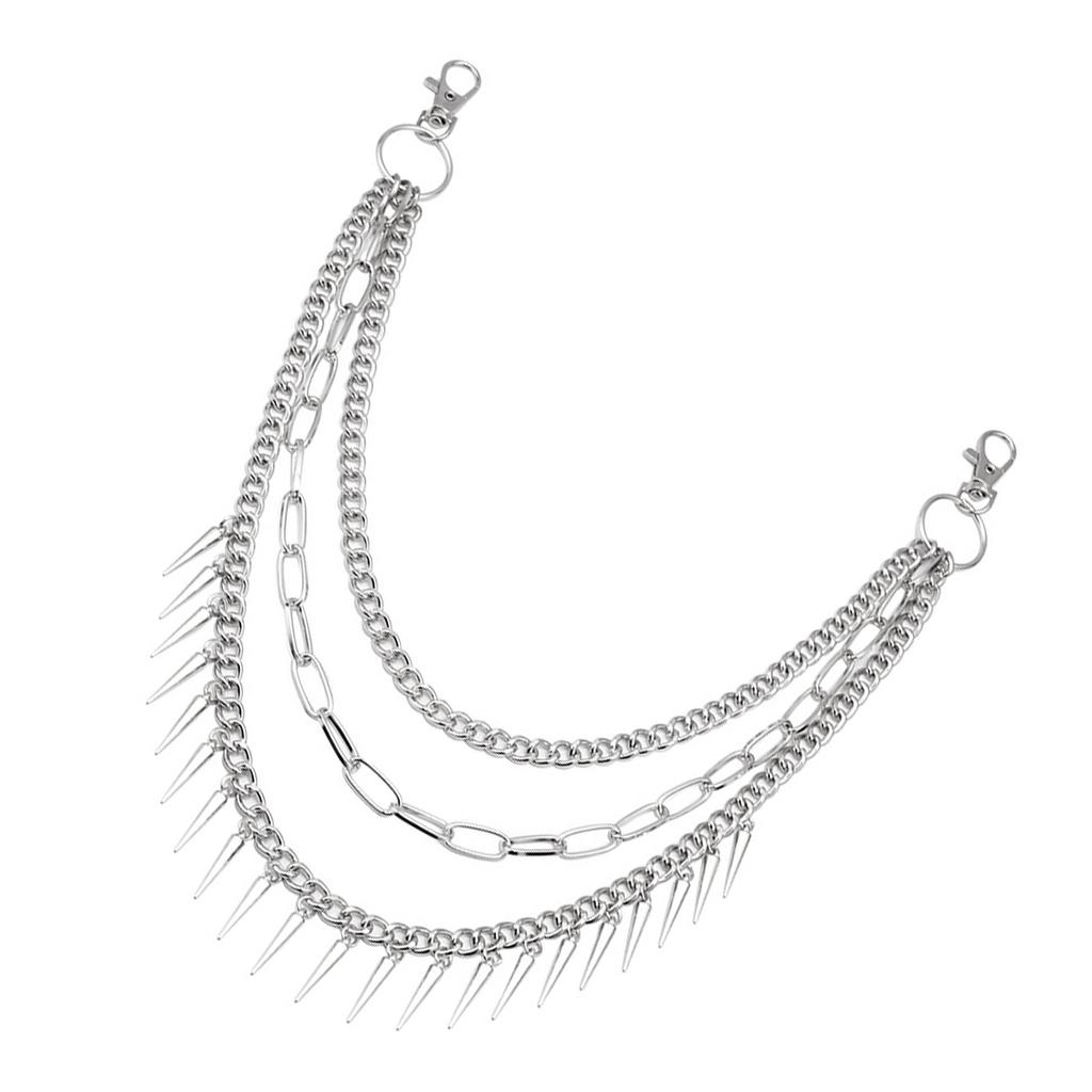 Pants Chain Punk Jeans Chain Wallet Jewelry Unisex Trousers Ornamen Aesthetic Moon Chain for Daily Wear and Parties