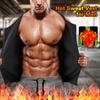 Herren-Taillentrainer, Schweißweste, heißer Neopren-Saunaanzug zur Gewichtsreduktion, Body Shaper, Schlankheitsunterwäsche, Kompressionsshirt, Workout-Tanktops, Shapewear