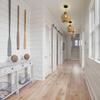 2-Pack Rattan Pendant Light 10.24 Boho Small Hand-Woven Lighting Modern Wicker Coastal Adjustable Rattan Chandelier for Kitchen