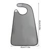 Waterproofing Adult Dining Bib Scarf for Elderly Comfortable Reusable Clothing Protector Fashionable