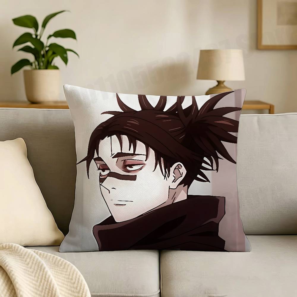 Choso Anime JJujutsu KKaisen Print Throw Pillow Cover Square Cushion Case for Living Room Bedroom Decor